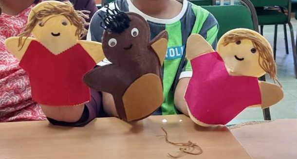 Hand Puppets Hand Puppets made during Messy church session